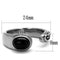 Silver Jewelry Rings Men's Stainless Steel Rings TK1971 Stainless Steel Ring with Synthetic Alamode Fashion Jewelry Outlet