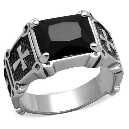 Men's Stainless Steel Rings TK2055 Stainless Steel Ring with Synthetic