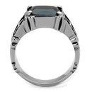 Men's Stainless Steel Rings TK2055 Stainless Steel Ring with Synthetic