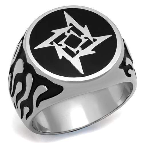 Men's Stainless Steel Rings TK2225 Stainless Steel Ring with Epoxy