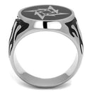 Men's Stainless Steel Rings TK2225 Stainless Steel Ring with Epoxy