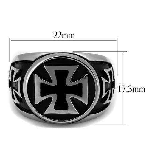 Men's Stainless Steel Rings TK2226 Stainless Steel Ring with Epoxy