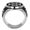 Men's Stainless Steel Rings TK2226 Stainless Steel Ring with Epoxy