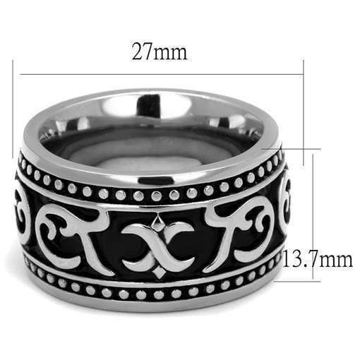 Men's Stainless Steel Rings TK2233 Stainless Steel Ring with Epoxy