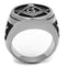 Men's Stainless Steel Rings TK2315 Stainless Steel Ring with Epoxy