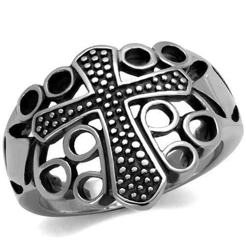 Men's Stainless Steel Rings TK2320 Stainless Steel Ring with Epoxy