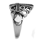 Silver Jewelry Rings Men's Stainless Steel Rings TK2320 Stainless Steel Ring with Epoxy Alamode Fashion Jewelry Outlet