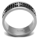 Men's Stainless Steel Rings TK2321 Stainless Steel Ring with Epoxy