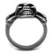 Men Sterling Silver Rings TK2416 Antique Silver Stainless Steel Ring with Epoxy