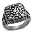 Silver Jewelry Rings Men Sterling Silver Rings TK2420 Antique Silver Stainless Steel Ring with Epoxy Alamode Fashion Jewelry Outlet