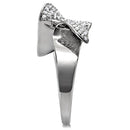 Men Sterling Silver Rings TS032 Rhodium 925 Sterling Silver Ring with CZ