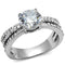 Mens Engagement Rings TK2862 Stainless Steel Ring with AAA Grade CZ