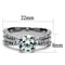 Mens Engagement Rings TK2862 Stainless Steel Ring with AAA Grade CZ