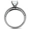 Mens Engagement Rings TK2864 Stainless Steel Ring with AAA Grade CZ