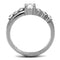 Mens Engagement Rings TK2865 Stainless Steel Ring with AAA Grade CZ