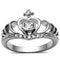 Mens Engagement Rings TK2870 Stainless Steel Ring with AAA Grade CZ