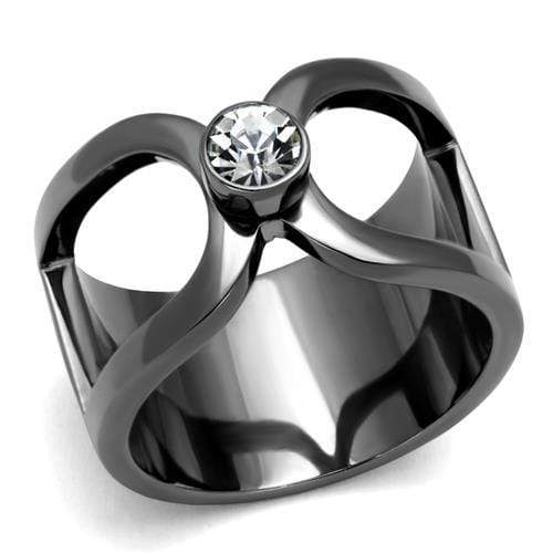 Mens Engagement Rings TK2897 Stainless Steel Ring with Top Grade Crystal