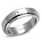 Mens Engagement Rings TK2933 Stainless Steel Ring with AAA Grade CZ