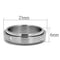 Mens Engagement Rings TK2933 Stainless Steel Ring with AAA Grade CZ