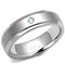 Silver Jewelry Rings Mens Engagement Rings TK2934 Stainless Steel Ring with AAA Grade CZ Alamode Fashion Jewelry Outlet