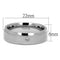 Silver Jewelry Rings Mens Engagement Rings TK2934 Stainless Steel Ring with AAA Grade CZ Alamode Fashion Jewelry Outlet