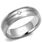 Mens Engagement Rings TK2936 Stainless Steel Ring with AAA Grade CZ