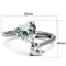 Mens Engagement Rings TK2981 Stainless Steel Ring with AAA Grade CZ