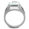 Mens Fashion Rings TK1813 Stainless Steel Ring with AAA Grade CZ