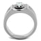 Mens Fashion Rings TK1814 Stainless Steel Ring with AAA Grade CZ