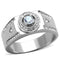 Mens Fashion Rings TK1819 Stainless Steel Ring with AAA Grade CZ