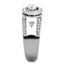 Mens Fashion Rings TK1819 Stainless Steel Ring with AAA Grade CZ