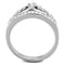 Mens Fashion Rings TK1821 Stainless Steel Ring with Top Grade Crystal