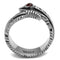 Mens Fashion Rings TK1967 Stainless Steel Ring with Crystal in Siam