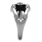 Mens Fashion Rings TK1970 Stainless Steel Ring with Crystal in Siam