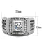 Mens Fashion Rings TK2046 Stainless Steel Ring with AAA Grade CZ