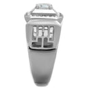 Mens Fashion Rings TK2046 Stainless Steel Ring with AAA Grade CZ