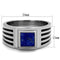 Mens Fashion Rings TK2047 Stainless Steel Ring with Precious Stone