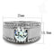 Mens Fashion Rings TK2054 Stainless Steel Ring with AAA Grade CZ