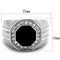 Mens Fashion Rings TK2066 Stainless Steel Ring with Top Grade Crystal