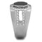 Mens Fashion Rings TK2066 Stainless Steel Ring with Top Grade Crystal