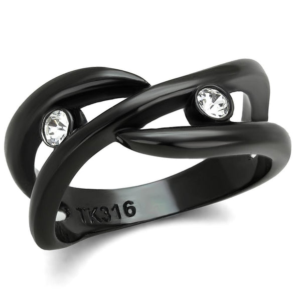 Mens Fashion Rings TK2137 - Stainless Steel Ring with Top Grade Crystal