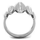 Mens Fashion Rings TK2156 Stainless Steel Ring with Top Grade Crystal