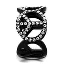 Mens Fashion Rings TK2194 - Stainless Steel Ring with Top Grade Crystal