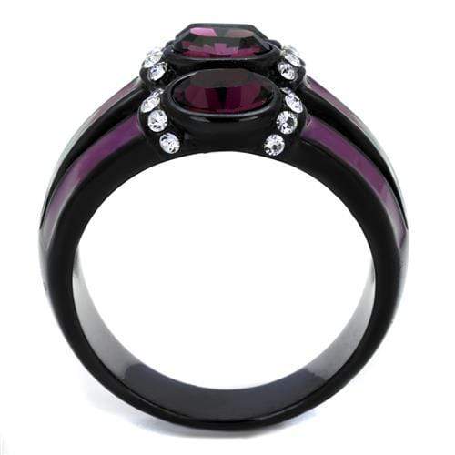 Mens Fashion Rings TK2213 - Stainless Steel Ring with Top Grade Crystal