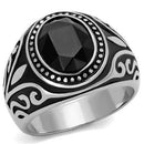 Mens Fashion Rings TK2231 Stainless Steel Ring with Top Grade Crystal