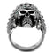 Mens Fashion Rings TK2245 Stainless Steel Ring with Crystal in Emerald