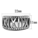 Mens Fashion Rings TK2257 Stainless Steel Ring with Top Grade Crystal