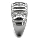 Mens Fashion Rings TK2257 Stainless Steel Ring with Top Grade Crystal