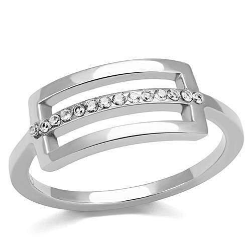 Mens Rings TK3177 Stainless Steel Ring with AAA Grade CZ