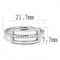 Mens Rings TK3177 Stainless Steel Ring with AAA Grade CZ